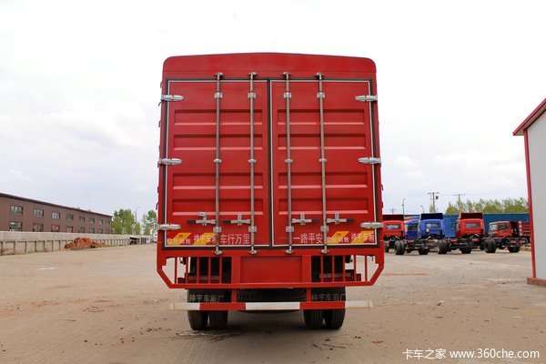 陕汽宝华 轩德中卡 4X2 190马力 6.75米载货车(SX5168CCYGP4)上装图（8/16）