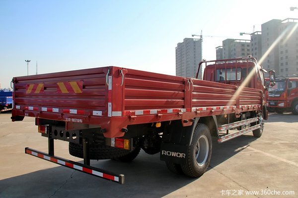 福田 瑞沃中卡 168马力 4X2 6.2米栏板式载货车外观图（6/7）