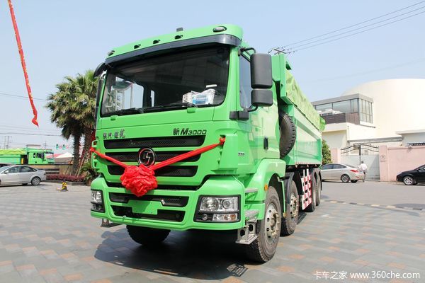 陕汽 德龙新M3000 336马力 8x4 新型环保渣土车(SX3316HR326)外观图（3/48）