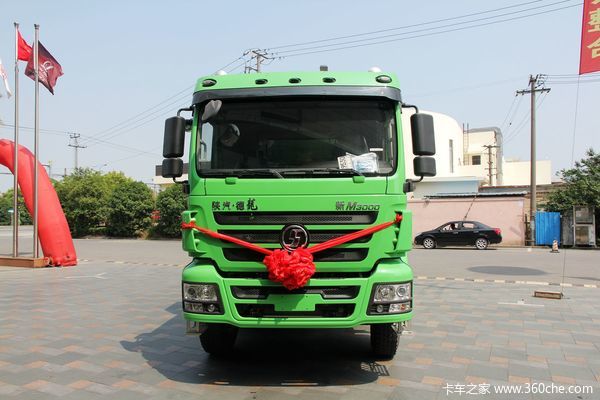 陕汽 德龙新M3000 336马力 8x4 新型环保渣土车(SX3316HR326)外观图（2/48）