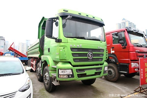 陕汽 德龙新M3000 336马力 8X4 自卸车(SX3316HR406)外观图