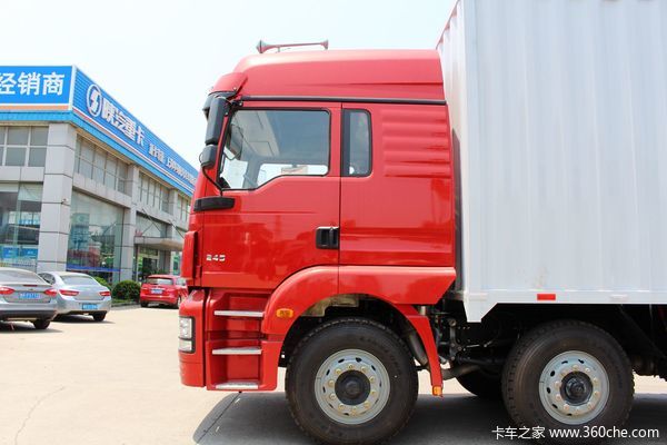 陕汽 德龙新M3000 245马力 6x2 9.6米厢式载货车(SX5206XXYGK549)外观图（40/46）
