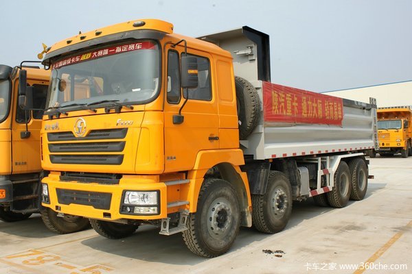 陕汽 德龙F3000重卡 336马力 8X4 栏板载货车(轻量化版)(SX1315NT456)