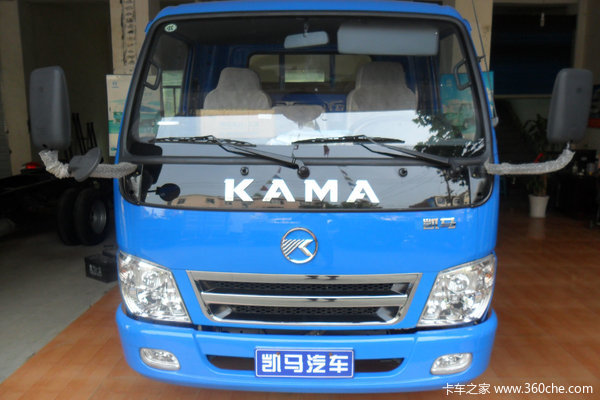 凯马 骏威 122马力 4X2 4.63米排半栏板载货车(KMC1088LLB35D3)外观图（1/1）