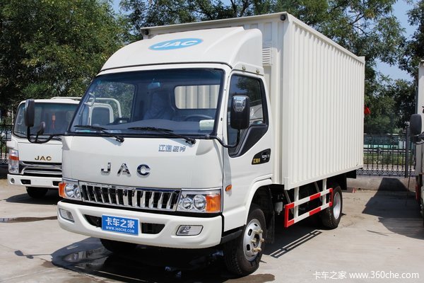 江淮 骏铃H420 124马力 4X2 5.2米厢式载货车(HFC5081XXYP91K1D1)