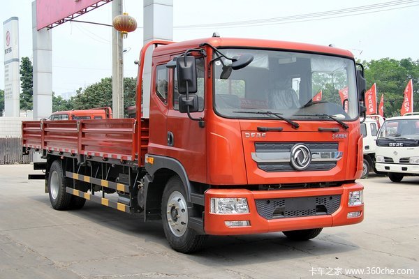 东风多利卡D9 160马力 4X2 6.8米栏板载货车(DFA1161L10D7)外观图