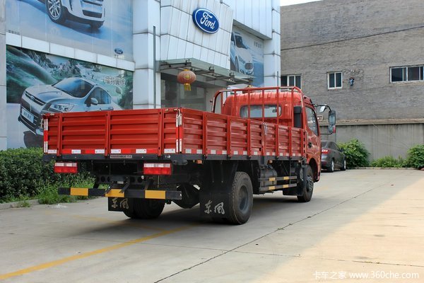 东风 多利卡L 124马力 4X2 5.14米单排栏板载货车(DFA1080S12D3)外观图（6/34）