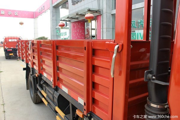 东风 多利卡L 124马力 4X2 5.14米单排栏板载货车(DFA1080S12D3)上装图（1/6）