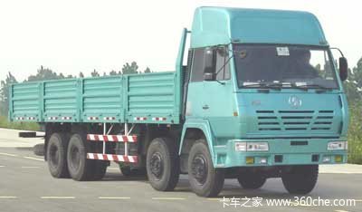 陕汽 奥龙重卡 300马力 8X4 栏板载货车(中长高顶)(SX1315TN306)