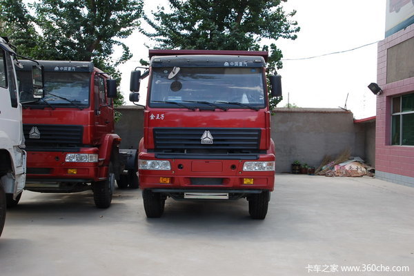 中国重汽 金王子重卡 300马力 6X4 自卸车(平顶)(ZZ3251M3242W)外观图（8/8）
