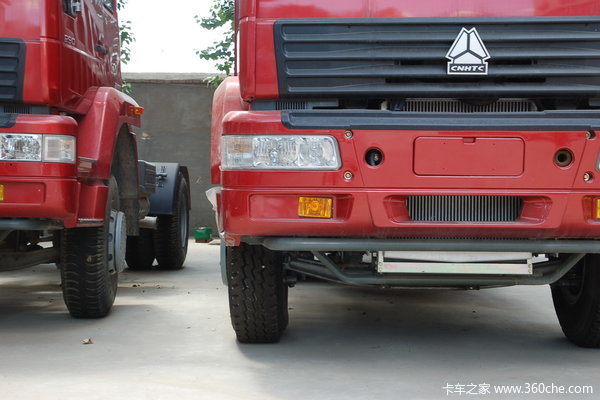 中国重汽 金王子重卡 300马力 6X4 自卸车(平顶)(ZZ3251M3242W)外观图（6/8）