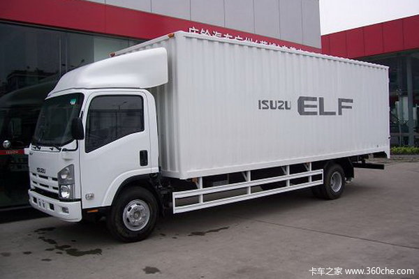 庆铃 700P系列中卡 175马力 4X2 厢式载货车(QL5090XTKAR)外观图（1/2）