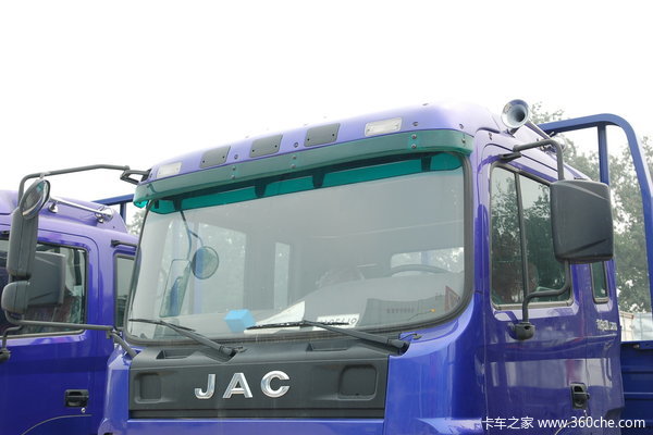 江淮 格尔发A3系列重卡 200马力 6X2 栏板载货车(厢长8.5米)(HFC1201KR1K3)外观图（3/26）