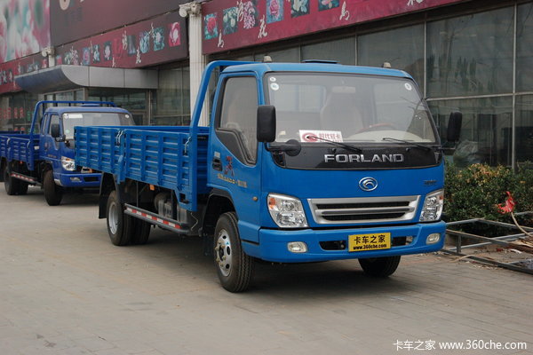 时代领航3 130马力 4X2 5.16米单排栏板载货车(BJ1083VDJFA)外观图