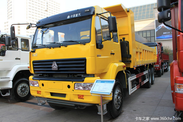 中国重汽 金王子重卡 300马力 6X4 自卸车(ZZ3251M5241C)外观图（2/2）