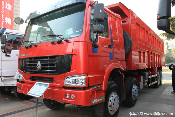 中国重汽 HOWO重卡 336马力 8X4 自卸车(ZZ3317N3067C)外观图（3/3）