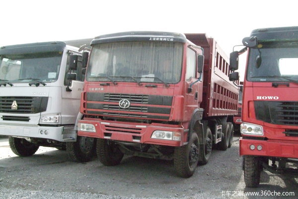 红岩 新大康重卡 290马力 6X4 自卸车(7.6米厢长)(CQ3254TMG384)外观图（3/3）