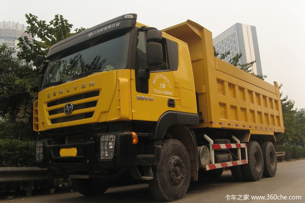 红岩 杰狮重卡 340马力 6X4 自卸车(CQ3254HTC384L)外观图（4/22）