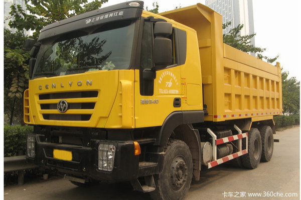 红岩 杰狮重卡 340马力 6X4 自卸车(CQ3254HTC384L)外观图（2/22）