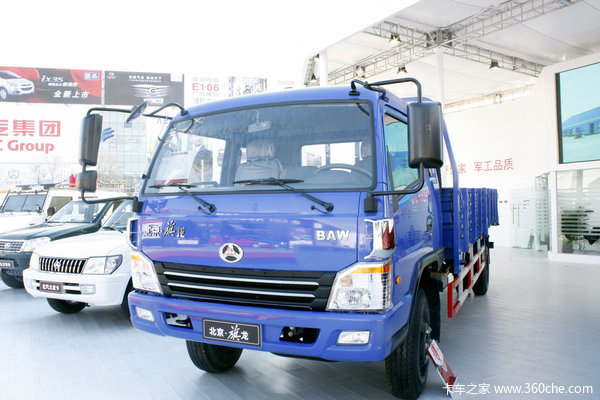 北京 旗龙中卡 136马力 4X2 栏板载货车(BJ1166PPU91)