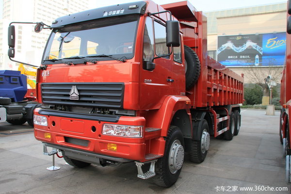 中国重汽 金王子重卡 266马力 8X4 自卸车(ZZ3311M3661C1/L1WAZ-32)外观图（2/4）