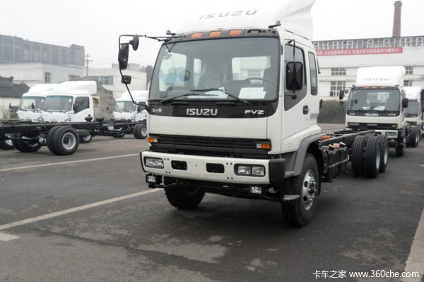 庆铃 FVZ重卡 300马力 6X4 厢式载货车(QL5250XRTFZ)