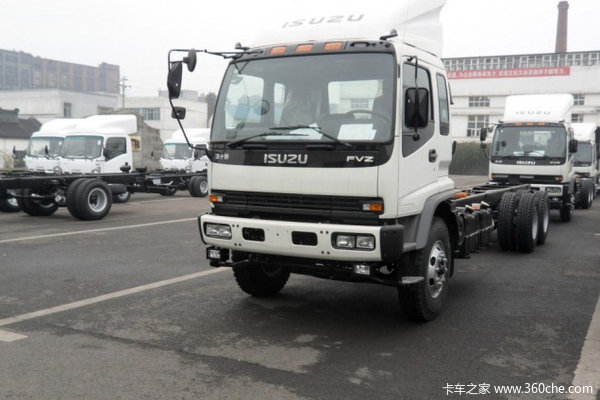 五十铃 FVZ重卡 300马力 6X4 厢式载货车(QL5250XRPFZJ)