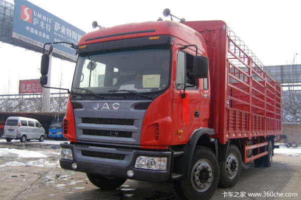 江淮 格尔发A5系列重卡 220马力 6X2 仓栅载货车(HFC5245CCYK3R1LT)