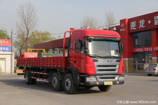 江淮 格尔发A5系列重卡 200马力 6X2 栏板载货车(HFC1202KR1K3)外观图（5/12）