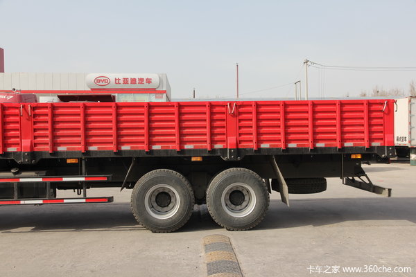 江淮 格尔发A5系列重卡 240马力 8X4 栏板载货车(HFC1314KR1T)上装图