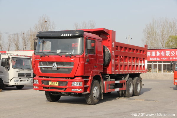 中国重汽 HOKA H7系重卡 336马力 6X4 自卸车(ZZ3253N3841C)外观图（3/17）