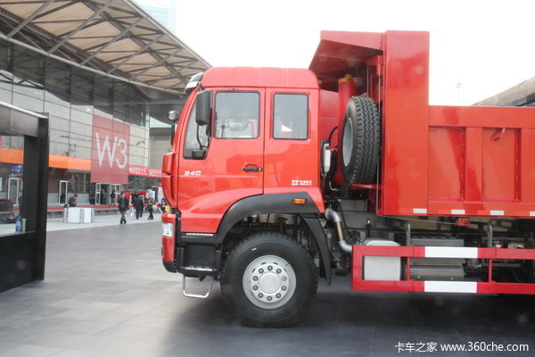 中国重汽 金王子重卡 336马力 6X4 自卸车(ZZ3251N4041D1L)外观图（5/13）