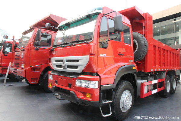 中国重汽 金王子重卡 336马力 6X4 自卸车(ZZ3251N4041D1L)外观图（4/13）