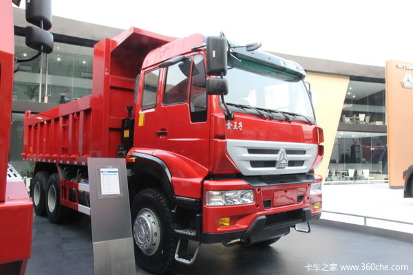 中国重汽 金王子重卡 336马力 6X4 自卸车(ZZ3251N4041D1L)外观图