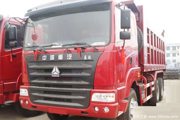中国重汽 豪运重卡 336马力 6X4 自卸车(ZZ3255N3845C)外观图（1/1）