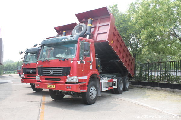 中国重汽 HOWO重卡 336马力 6X4 自卸车(ZZ3257N3648B)外观图