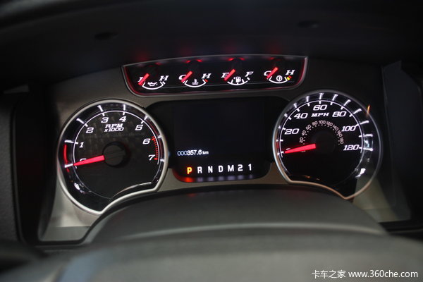 2011款福特 F-150系列 哈雷纪念版 6.2L汽油 四驱 双排皮卡驾驶室图（7/22）