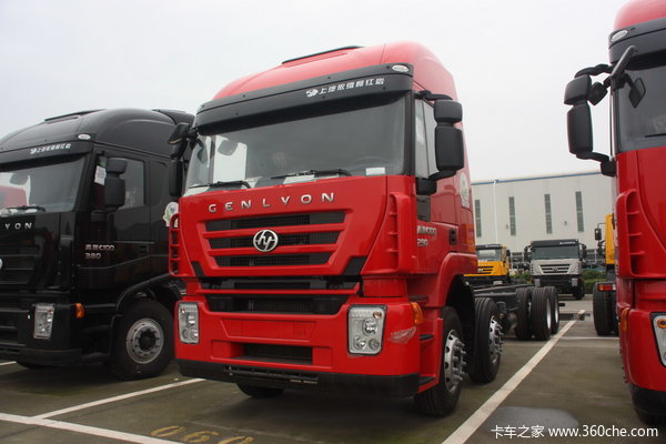 红岩 杰狮重卡 290马力 重载版 8X4 栏板载货车(CQ1315HMG466V)