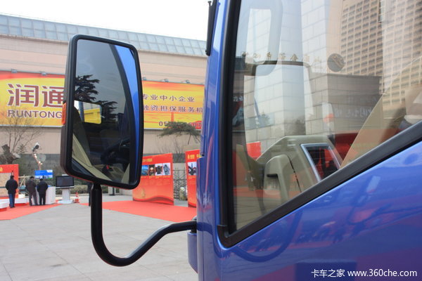 中国重汽 HOWO 悍将 102马力 4X2 4.85米排半栏板载货车(ZZ1077D3815B171)外观图（14/17）