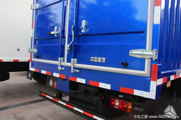 中国重汽 HOWO中卡 140马力 4X2 厢式载货车(ZZ5167CPYG4715C1)外观图（21/21）