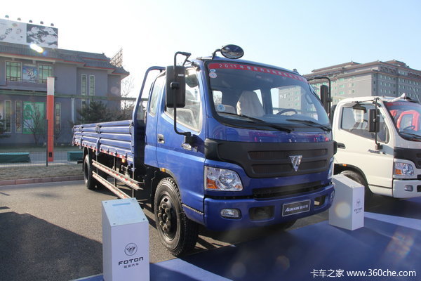福田 欧曼CTX 1系中卡 168马力 4X2 栏板载货车(BJ1159VKPEK-FA)外观图