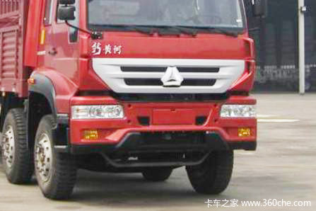 中国重汽 新黄河重卡 240马力 8X4 仓栅载货车(ZZ5314CCYK4766C1)外观图（4/4）