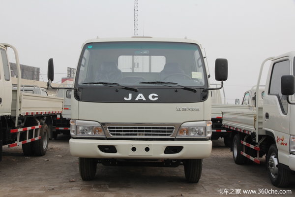 江淮 大好运 130马力 4X2 5.2米单排栏板载货车(HFC1120K1T)外观图（1/6）