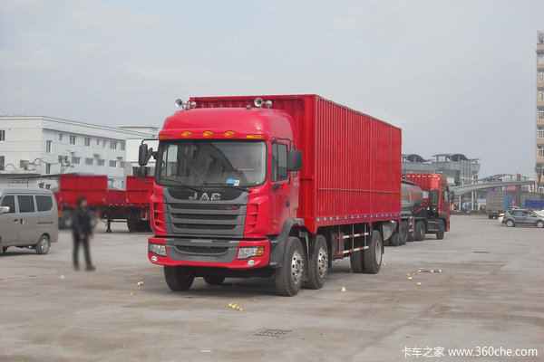 江淮 格尔发K3系列重卡 180马力 6X2 厢式载货车(HFC5201XXYKR1K3)
