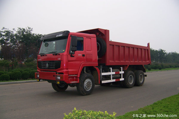 中国重汽 HOWO重卡 300马力 6X6 自卸车(ZZ3257N3857C1/T2WA)外观图（1/4）