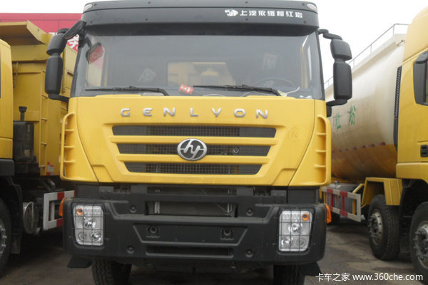 红岩 杰狮 380马力 6X4 自卸车(CQ3254HTG384)外观图