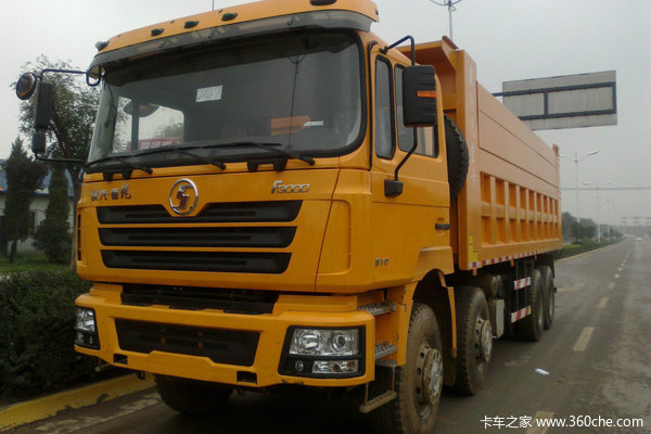 陕汽 德龙F3000重卡 310马力 8X4 自卸车(SX3315DR366)外观图