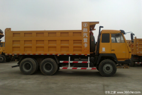 陕汽 德龙F3000重卡 270马力 6X4 自卸车(中长平顶)(SX3255DM324)外观图（2/2）