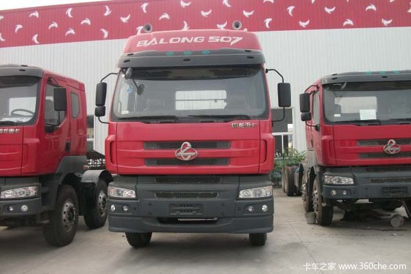 东风柳汽 霸龙507重卡 310马力 8X4 栏板载货车(LZ1244PEL)
