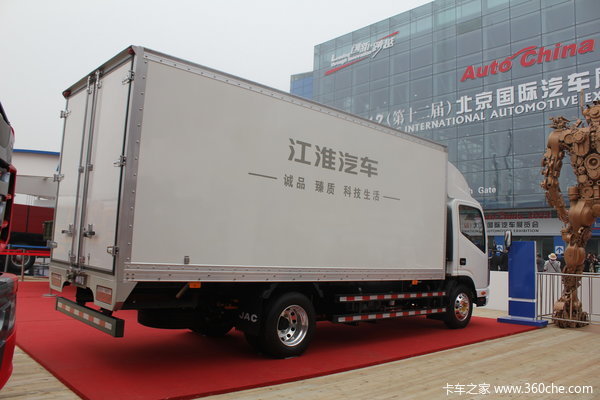 江淮 帅铃III 160马力 4X2 5.135米单排厢式载货车(HFC5081XXYP71K1C6)外观图（3/15）